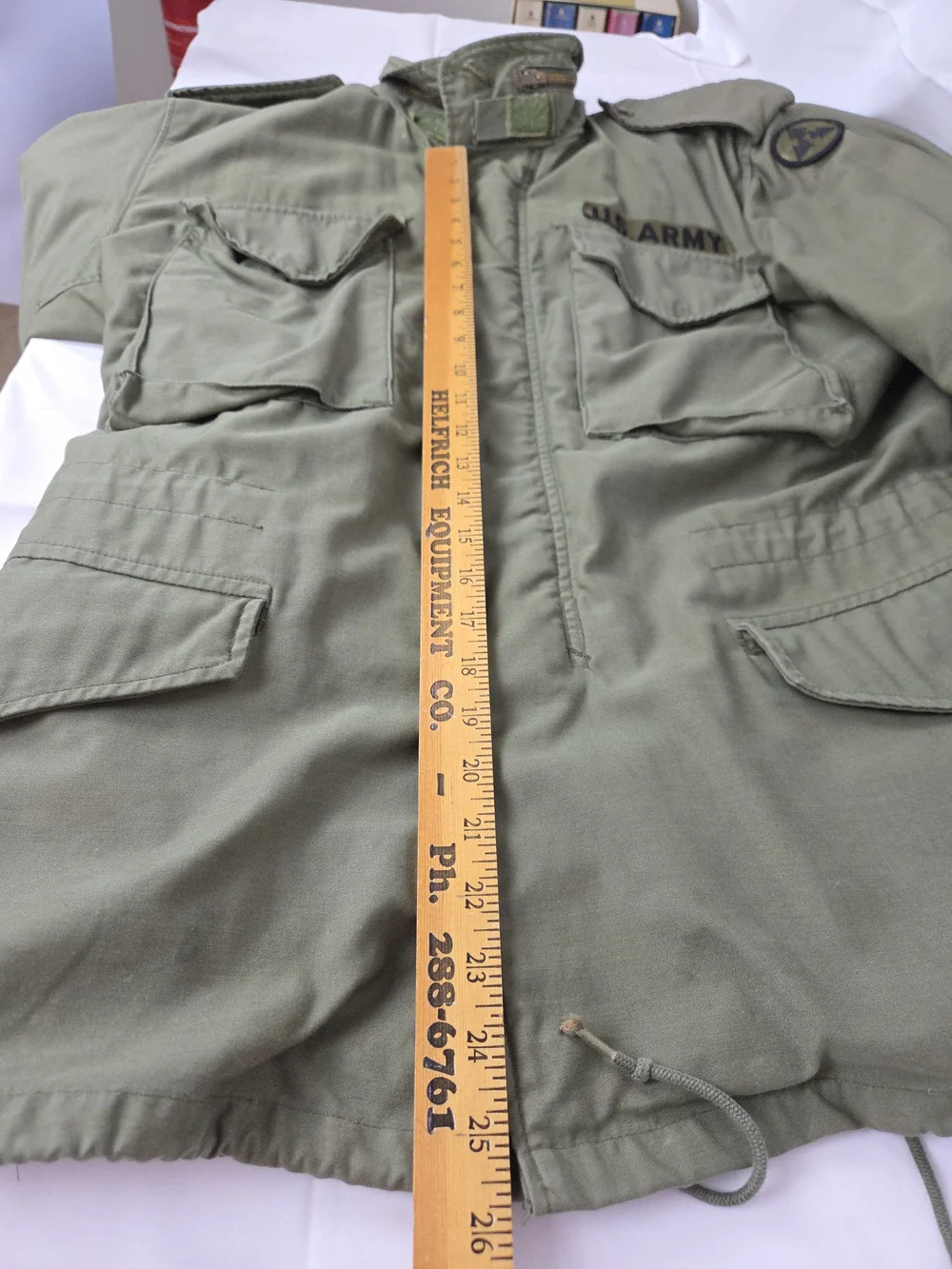 1982...U.S. Army Olive Green M-65 Field Jacket